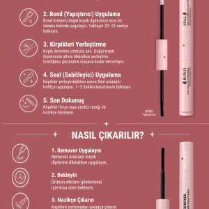 Takma Kirpik Uygulama Seti